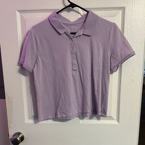 Purple Collared Polo Shirt